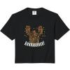image:imageStar Wars Christmas Chewbacca Lights Distressed Vintage Comfort Colors Crop TopBlack