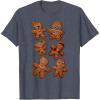 image:imageStar Wars Christmas Ginger Bread Wars Graphic TShirt TShirtHeather Blue