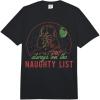 image:imageStar Wars Christmas Naughty List Vader Comfort Colors Adult Heavyweight TshirtBlack