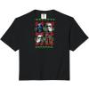 image:imageStar Wars Christmas Ugly Sweater Empire Helmets Comfort Colors Crop TopBlack