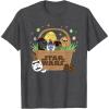 image:imageStar Wars Classic Characters Easter Eggs Basket Funny Spring TShirtDark Heather Grey