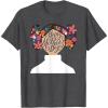 image:imageStar Wars Classic Flower Buns Happy Mothers Day TShirtDark Heather Grey