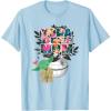 image:imageStar Wars Classic Flowers Yoda Best Mom Mothers Day TShirtBaby Blue