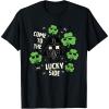 image:imageStar Wars Darth Vader The Lucky Side St Patricks Day TShirtBlack