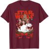 image:imageStar Wars Rebel Choir Funny Holiday TShirtBurgundy