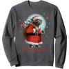 image:imageStar Wars Santa Yoda Merry You Will Be SweatshirtDark Heather Grey