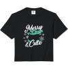 image:imageStar Wars The Mandalorian Christmas Grogu Merry amp Cute Logo Comfort Colors Crop TopBlack