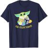 image:imageStar Wars The Mandalorian Grogu Easter Egg Cellent Bounty TShirtNavy Blue
