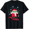 image:imageStar Wars The Mandalorian Grogu Joy to the Galaxy Holiday TShirtBlack