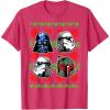 image:imageStar Wars Vader Storm Boba Ugly Christmas Sweater TShirt TShirtRed Heather