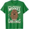 image:imageStar Wars Wookiee Little Christmas Sketched Graphic TShirt TShirtKelly Green