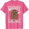 image:imageStar Wars Wookiee Little Christmas Sketched Graphic TShirt TShirtPink Heather