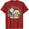 image:imageStar Wars Yoda Santa Believe You Must Christmas Reef TShirt TShirtCranberry Red