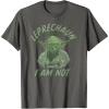 image:imageStar Wars Yoda St Patricks Day Leprechaun I Am Not TShirtAsphalt Grey