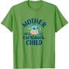 image:imageThe Mandalorian  Grogu  Mother of a Curious Child TShirtGrass Green