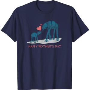 image:imageStar Wars ATAT Walkers Happy Mothers Day TShirtNavy Blue