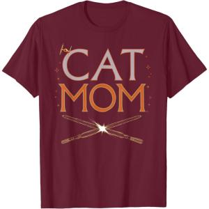 image:imageStar Wars Cat Mom Pet Parent Lightsabers TShirtBurgundy