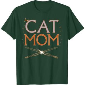 image:imageStar Wars Cat Mom Pet Parent Lightsabers TShirtDark Green