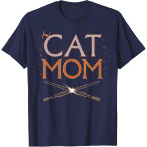 image:imageStar Wars Cat Mom Pet Parent Lightsabers TShirtNavy Blue