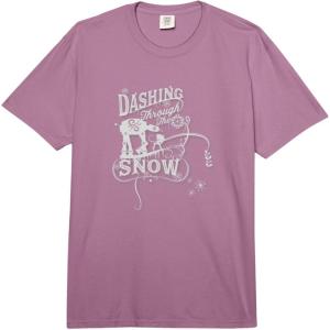image:imageStar Wars Christmas ATAT ATST Dashing Through Snow Comfort Colors Adult Heavyweight TshirtPlum
