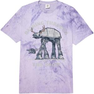 image:imageStar Wars Christmas ATAT Walker Dashing Through The Snow Comfort Colors Adult Heavyweight TshirtPurple Tie Dye