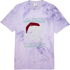 image:imageStar Wars Christmas All I Want Stormtrooper Holiday Vintage Comfort Colors Adult Heavyweight TshirtPurple Tie Dye