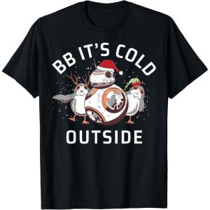 image:imageStar Wars Christmas BB Its Cold Outside TShirtBlack