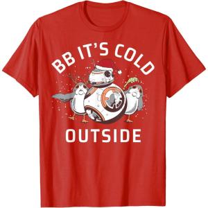 image:imageStar Wars Christmas BB Its Cold Outside TShirtRed