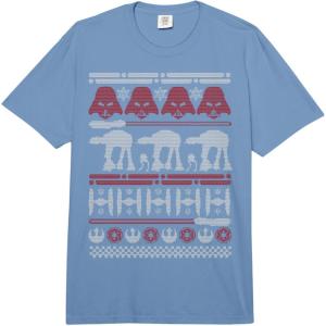 image:imageStar Wars Christmas Battle Of Hoth Ugly Sweater Vintage Comfort Colors Adult Heavyweight TshirtDeep Blue