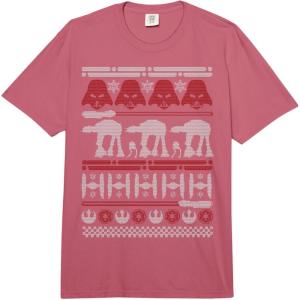 image:imageStar Wars Christmas Battle Of Hoth Ugly Sweater Vintage Comfort Colors Adult Heavyweight TshirtRaspberry Red