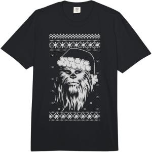 image:imageStar Wars Christmas Chewbacca Sweater Santa Comfort Colors Adult Heavyweight TshirtBlack