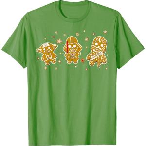 image:imageStar Wars Christmas Gingerbread Cookies TShirtGrass Green