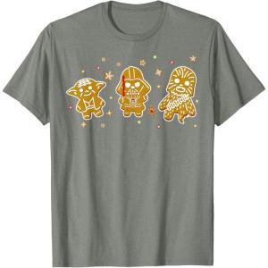 image:imageStar Wars Christmas Gingerbread Cookies TShirtOlive Heather