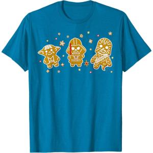 image:imageStar Wars Christmas Gingerbread Cookies TShirtSapphire Blue