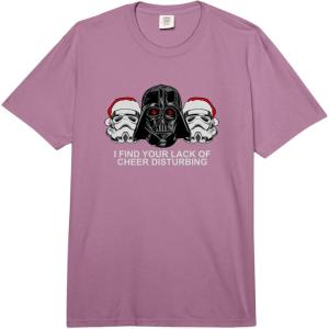 image:imageStar Wars Christmas Lack Of Cheer Darth Vader Vintage Heads Comfort Colors Adult Heavyweight TshirtPlum