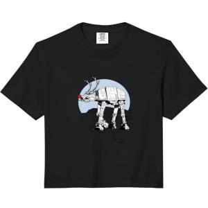 image:imageStar Wars Christmas Rudolph ATAT Walker Vintage Classic Comfort Colors Crop TopBlack