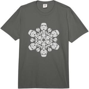 image:imageStar Wars Christmas Stormtrooper Snowflake Vintage Comfort Colors Adult Heavyweight TshirtDark Grey
