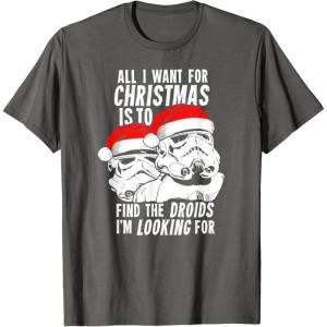 image:imageStar Wars Christmas Stormtrooper The Droids Im Looking For TShirtAsphalt Grey