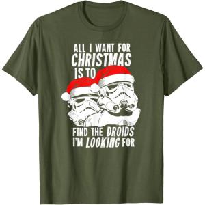 image:imageStar Wars Christmas Stormtrooper The Droids Im Looking For TShirtOlive Green