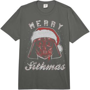 image:imageStar Wars Christmas Vader Merry Sithmas Candy Cane Script Comfort Colors Adult Heavyweight TshirtDark Grey