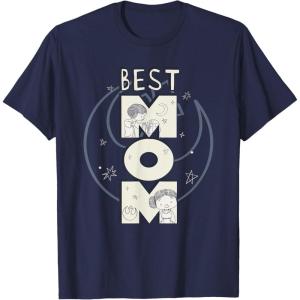 image:imageStar Wars Classic Best Mom Leia R2D2 Mothers Day TShirtNavy Blue