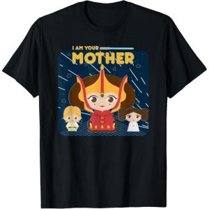 image:imageStar Wars Classic Mothers Day I Am Your Mother Leia Luke TShirtBlack