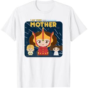 image:imageStar Wars Classic Mothers Day I Am Your Mother Leia Luke TShirtWhite