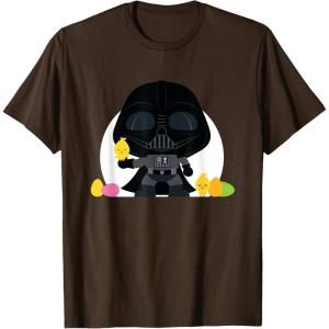 image:imageStar Wars Darth Vader Cute Kawaii Easter Eggs amp Chicks TShirtBrown