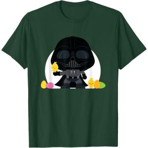 image:imageStar Wars Darth Vader Cute Kawaii Easter Eggs amp Chicks TShirtDark Green