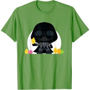 image:imageStar Wars Darth Vader Cute Kawaii Easter Eggs amp Chicks TShirtGrass Green
