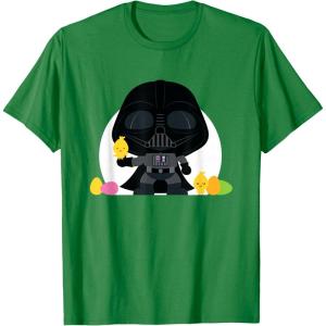 image:imageStar Wars Darth Vader Cute Kawaii Easter Eggs amp Chicks TShirtKelly Green