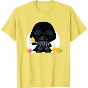 image:imageStar Wars Darth Vader Cute Kawaii Easter Eggs amp Chicks TShirtLemon Yellow