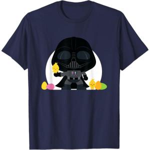 image:imageStar Wars Darth Vader Cute Kawaii Easter Eggs amp Chicks TShirtNavy Blue