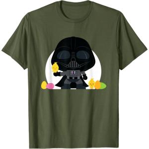 image:imageStar Wars Darth Vader Cute Kawaii Easter Eggs amp Chicks TShirtOlive Green